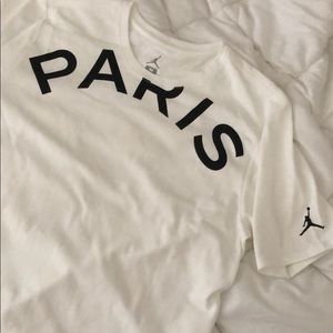 Jordan Paris Saint-Germain white tee